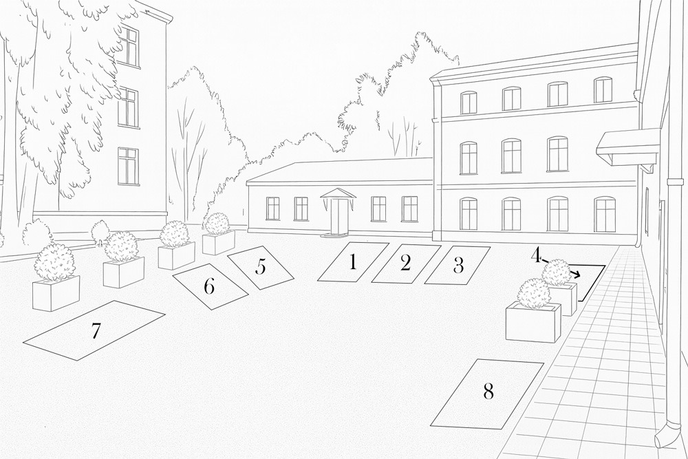 Схема парковки